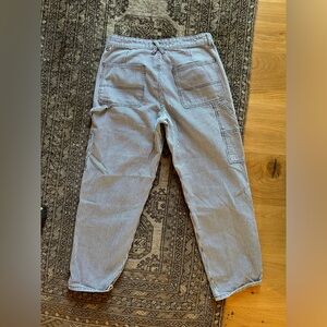 Navy Railroad Stripe Carpenter Utility Pant - Like New